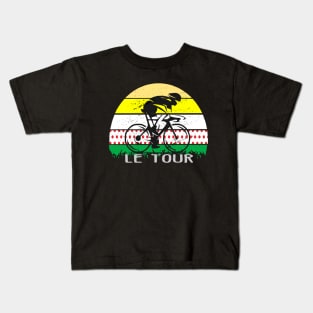 Le Tour Francia  Colores TDF Kids T-Shirt